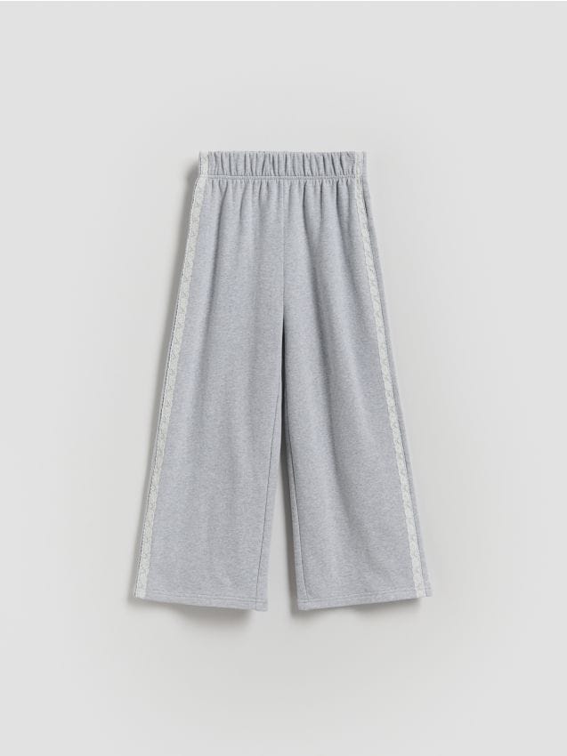 Sweatpants with side stripes - RESERVED