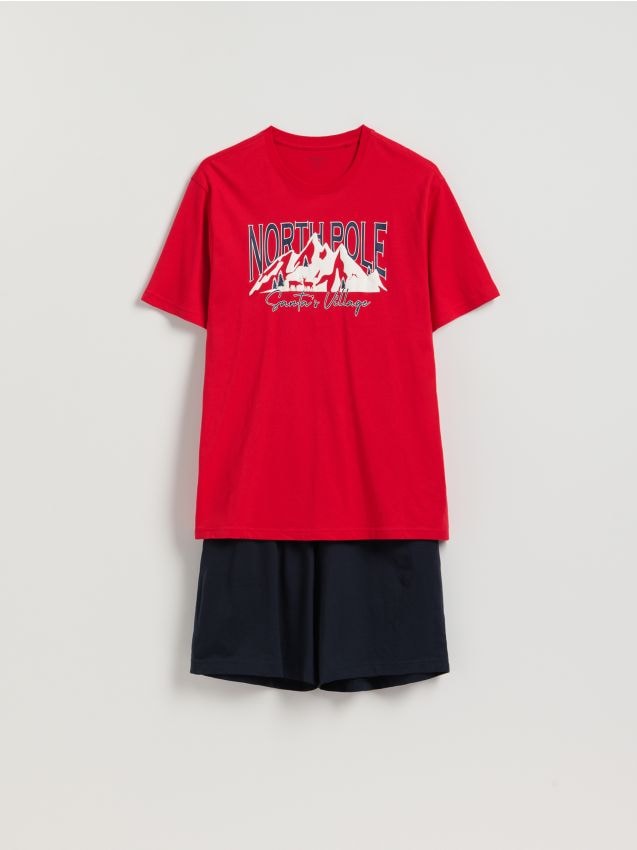 Tweedelige bedrukte pyjamaset - RESERVED