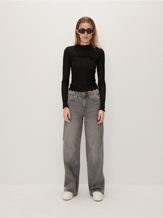Wide leg jeans - RESERVED