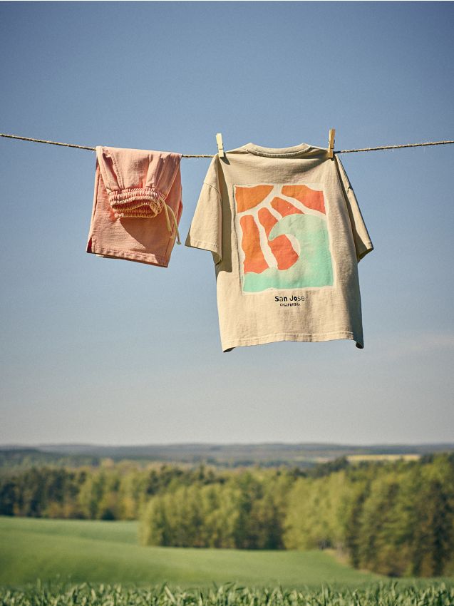 Oversized cotton rich T-shirt - RESERVED