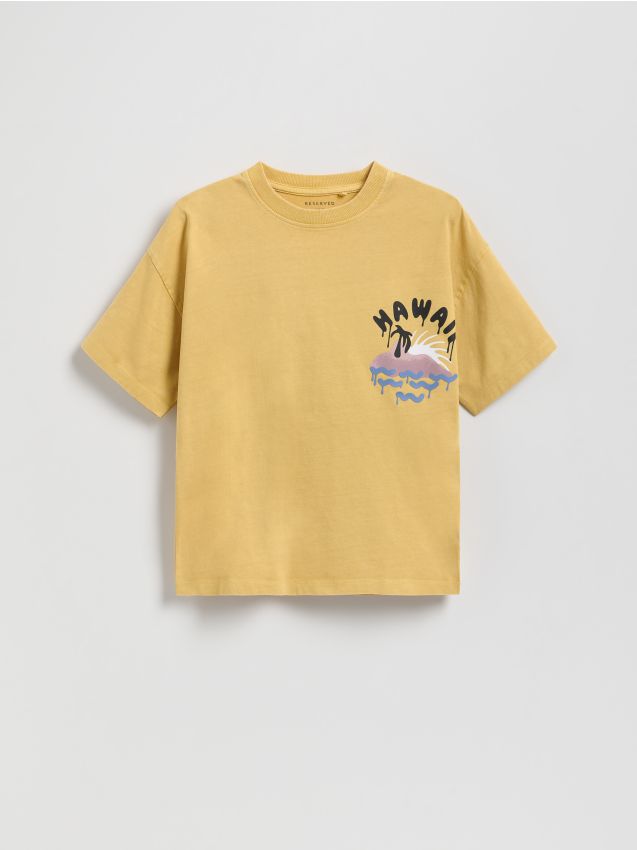 Oversized T-shirt with print - RESERVED