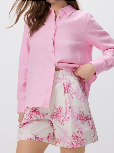 Pantaloni scurți din bumbac cu model