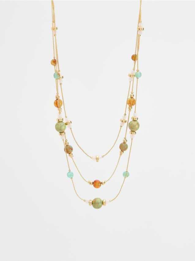 Beaded necklace - RESERVED