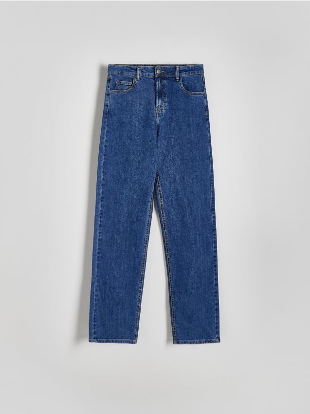 Regular jeans Color indigo jeans - RESERVED - 6773H-57J