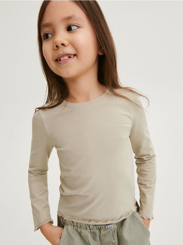 Long sleeve T-shirt with appliqué - RESERVED