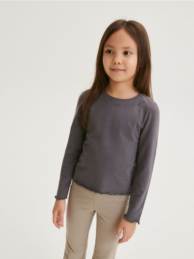 Long sleeve T-shirt with appliqué - RESERVED