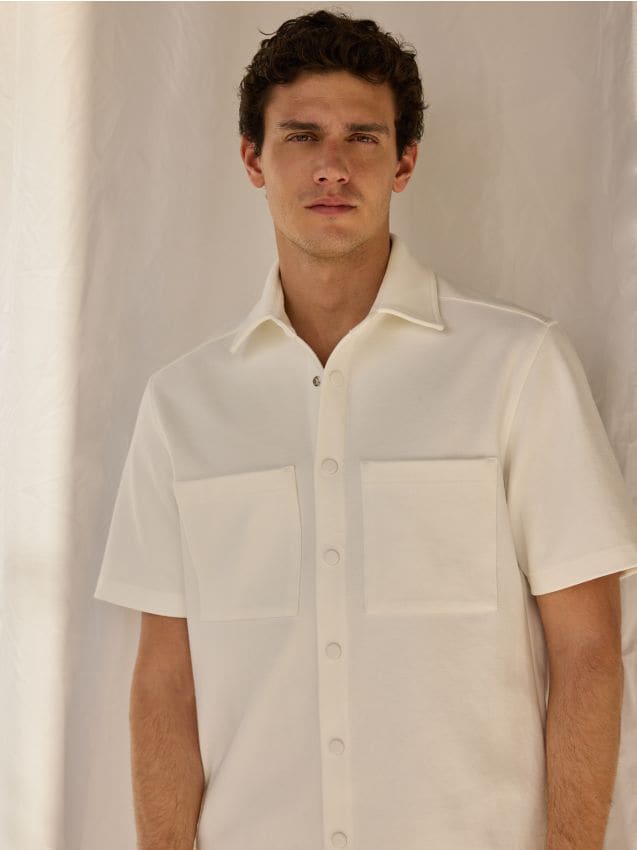 Regular fit short sleeve shirt - RESERVED