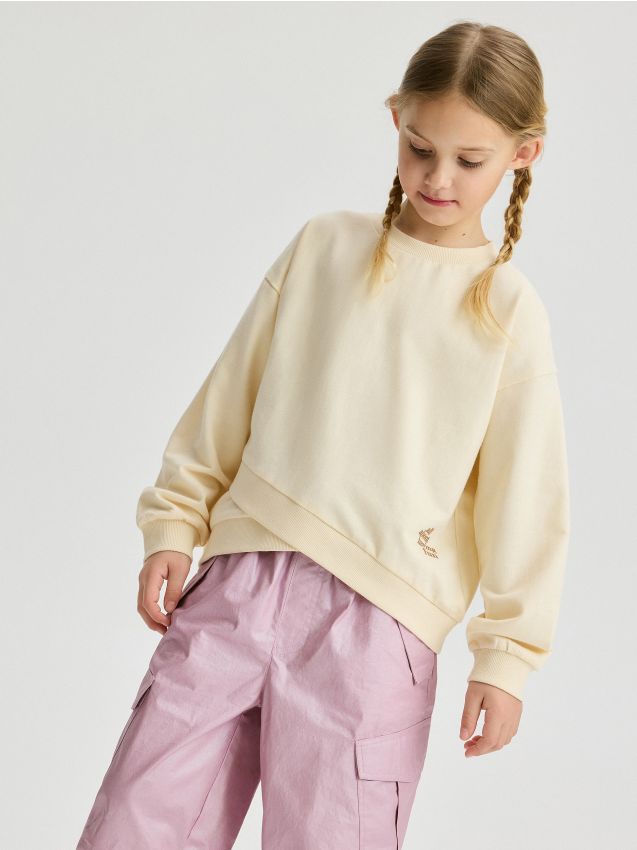 Long sleeve T-shirt with print - RESERVED