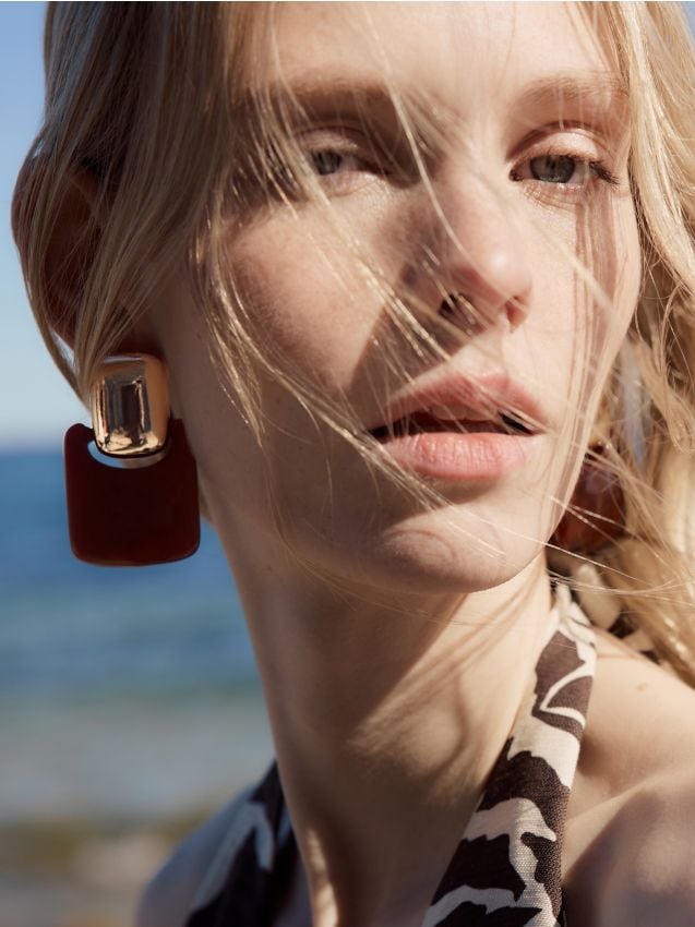 Earrings with pendant - RESERVED