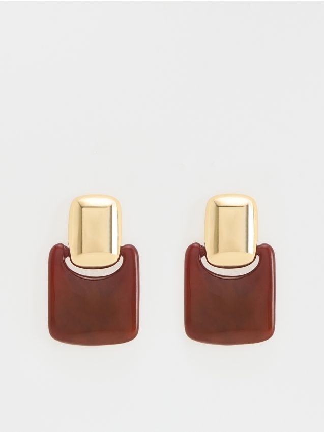 Boucles d’oreilles avec pendentif - RESERVED