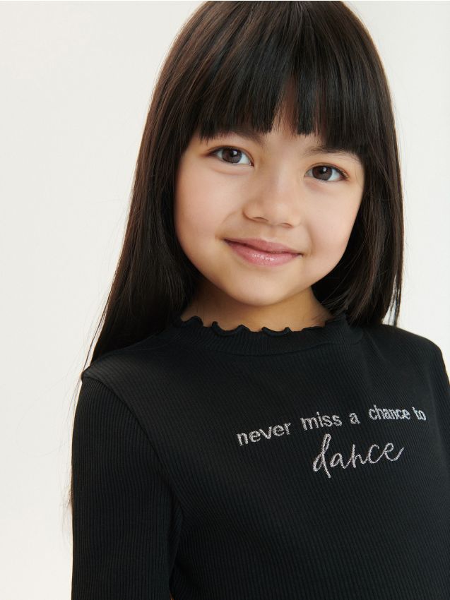 Cotton bodysuit with embroidery - RESERVED