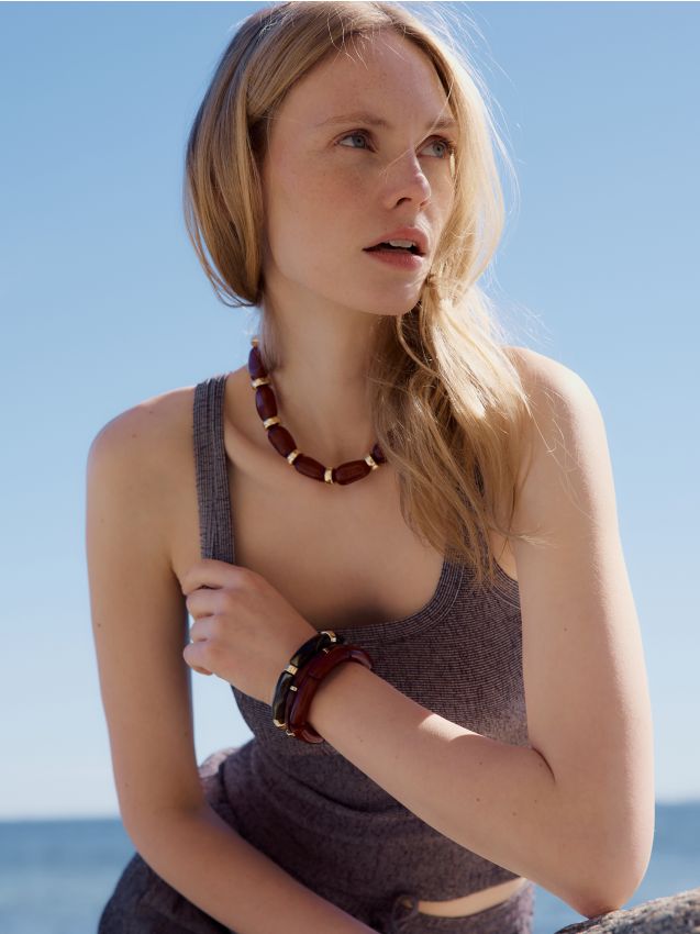 Beaded necklace - RESERVED