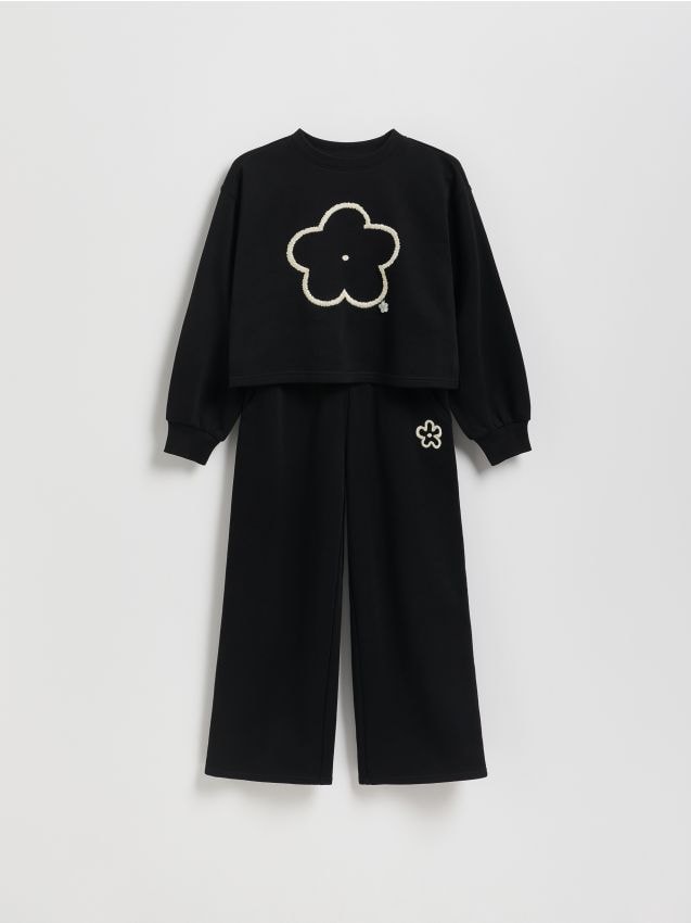 Tracksuit set with embroidery - RESERVED