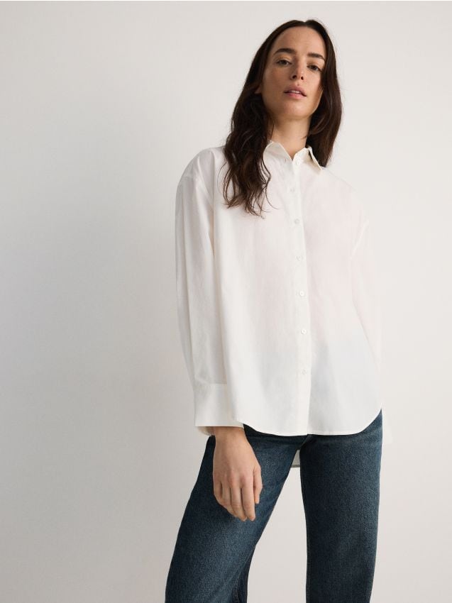 Reserved Reserved - Πουκάμισο oversize από βαμβάκι
