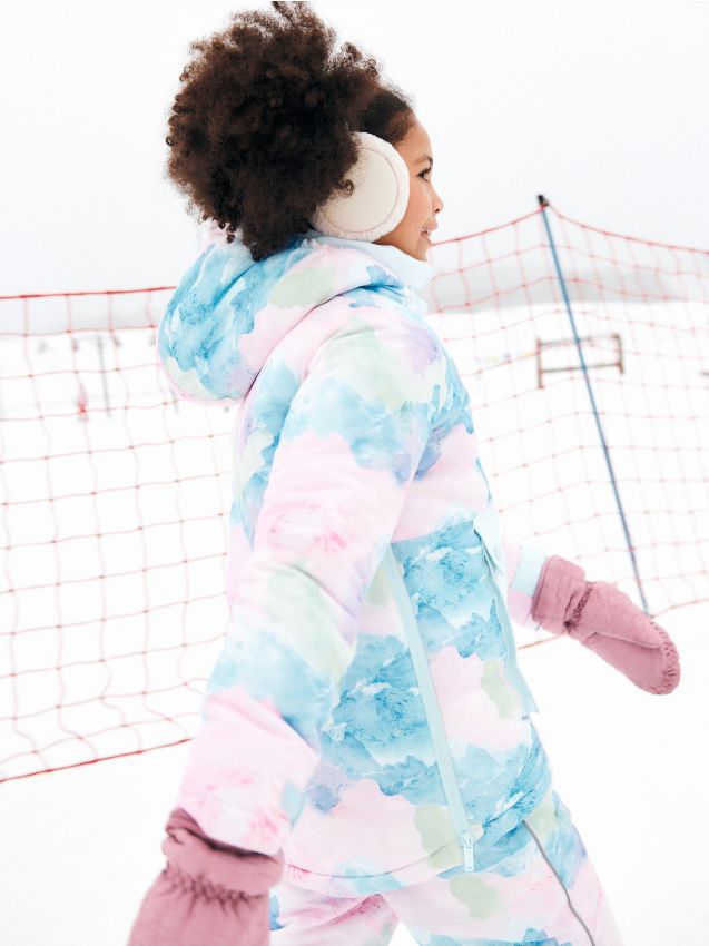 Reserved - jachetă anorak căptușită - multicolor