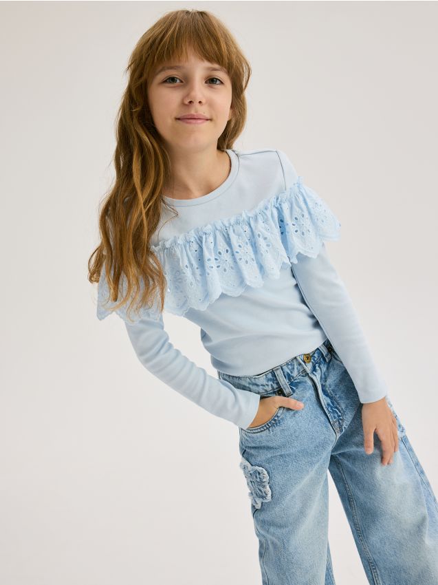 GIRLS` BLOUSE - RESERVED
