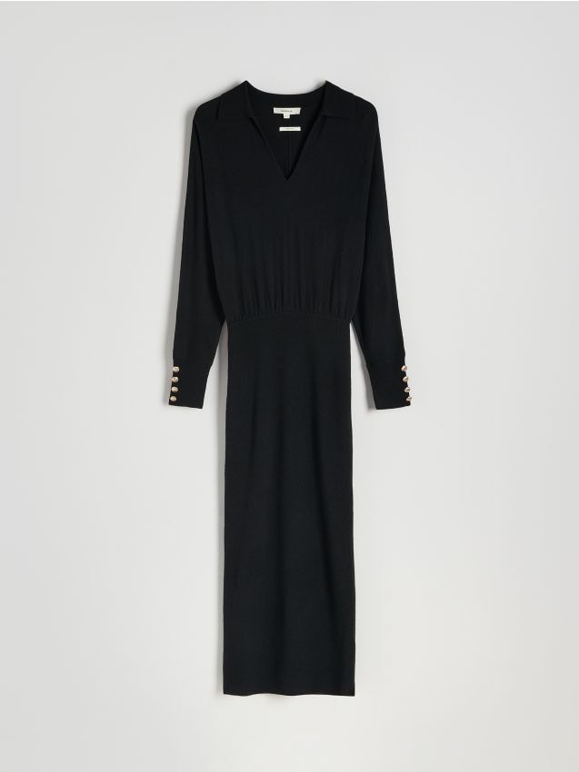 Wool-blend maxi dress - RESERVED