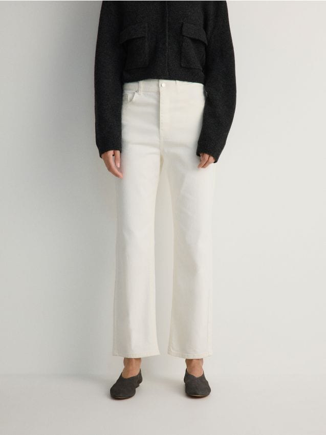High waist straight jeans - RESERVED