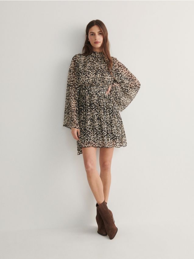 Mini-robe en mousseline - RESERVED