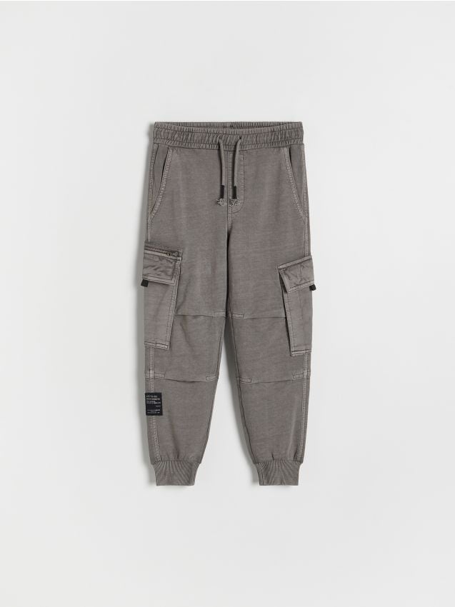 Cotton cargo joggers - RESERVED