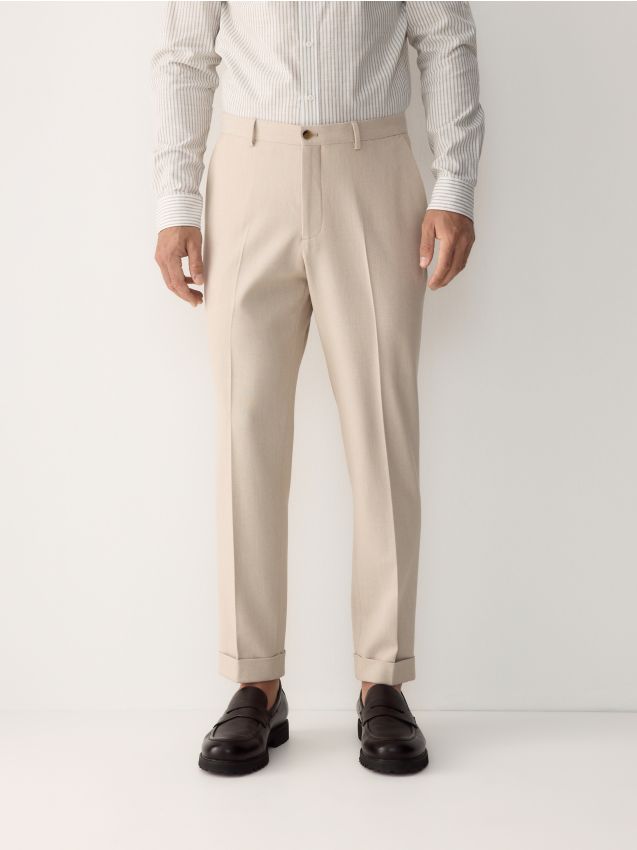Suit trousers with viscose blend - RESERVED