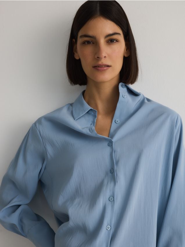 Camisa rica em modal - RESERVED