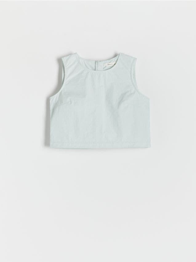 Blouse with elastic detail - RESERVED