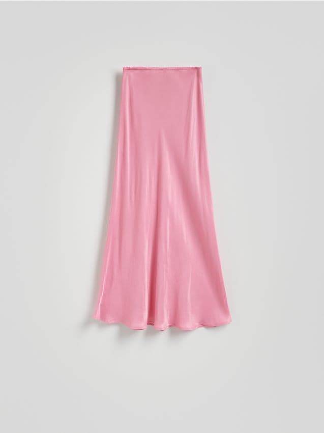 Satin midi skirt - RESERVED