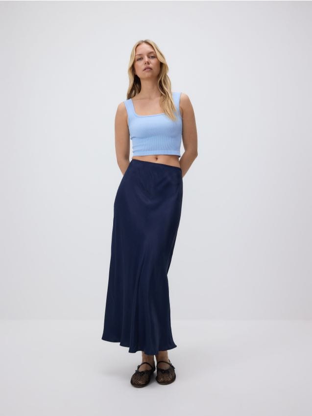 Croptop met bandjes - RESERVED