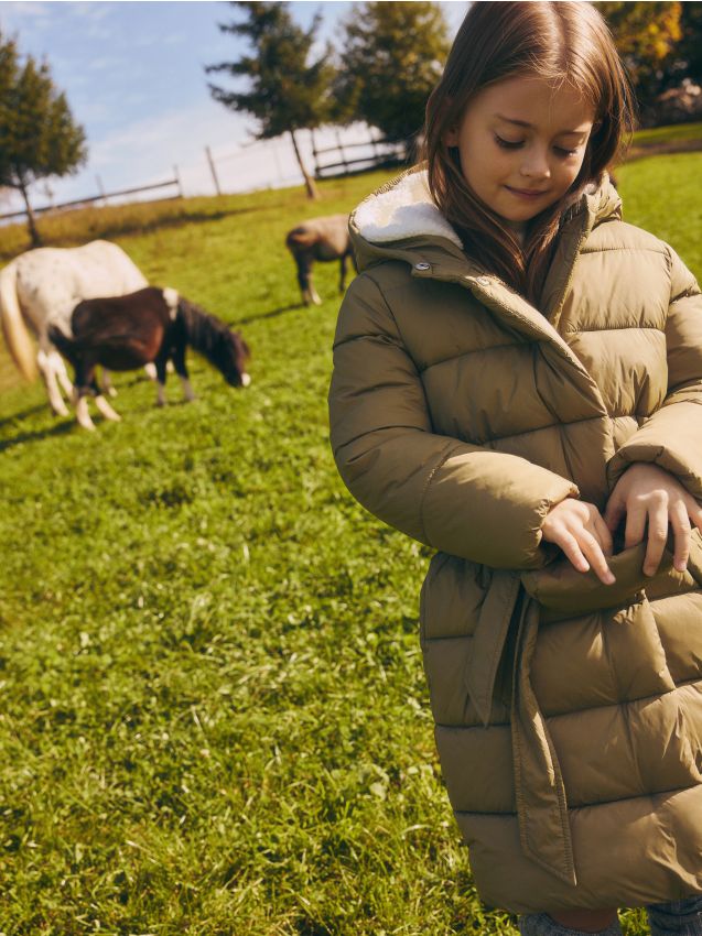 Quilted coat with lining - RESERVED