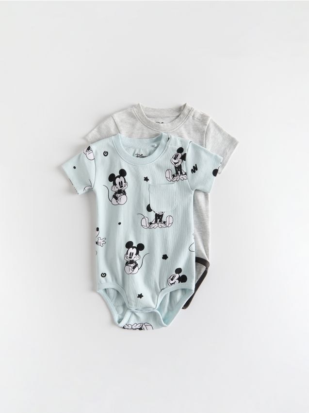 Mickey Mouse cotton bodysuits 2-pack - RESERVED