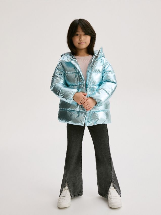 Quilted metallic jacket - RESERVED