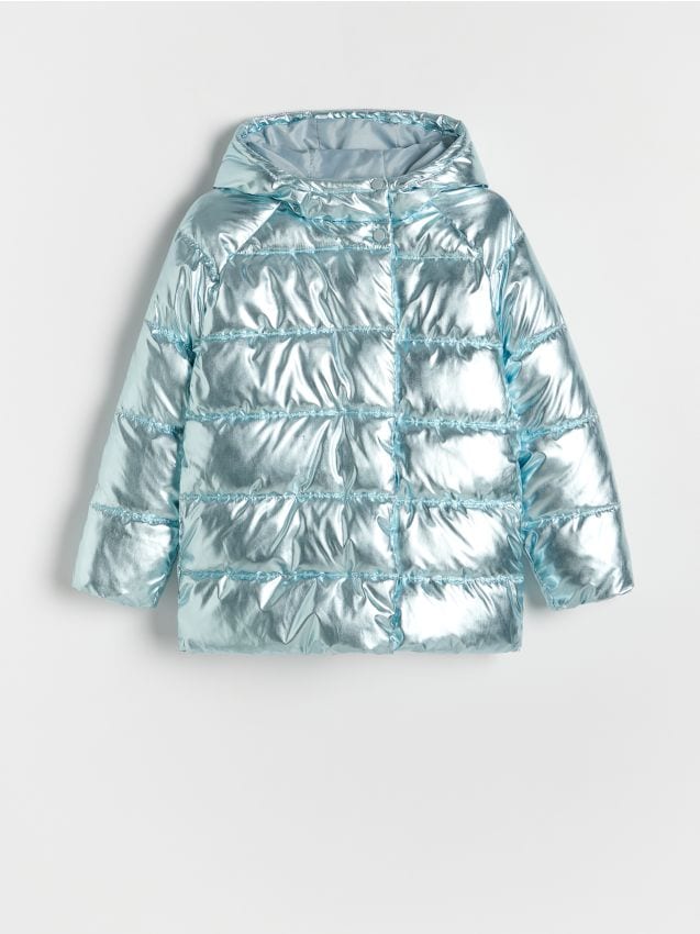 Quilted metallic jacket - RESERVED