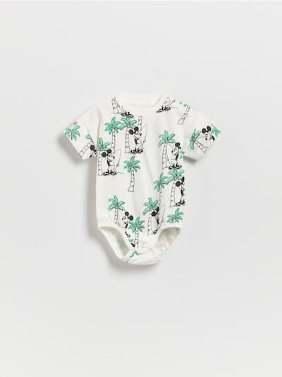 Bawełniane body Mickey Mouse