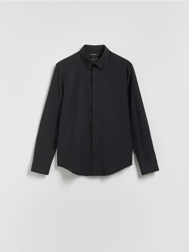 Slim fit plain shirt - RESERVED