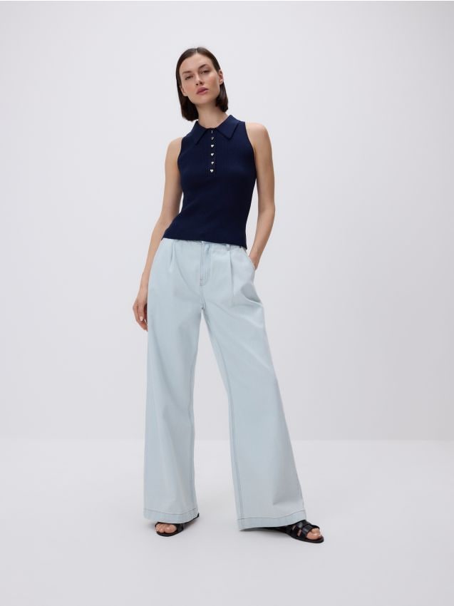 Top with decorative buttons - RESERVED