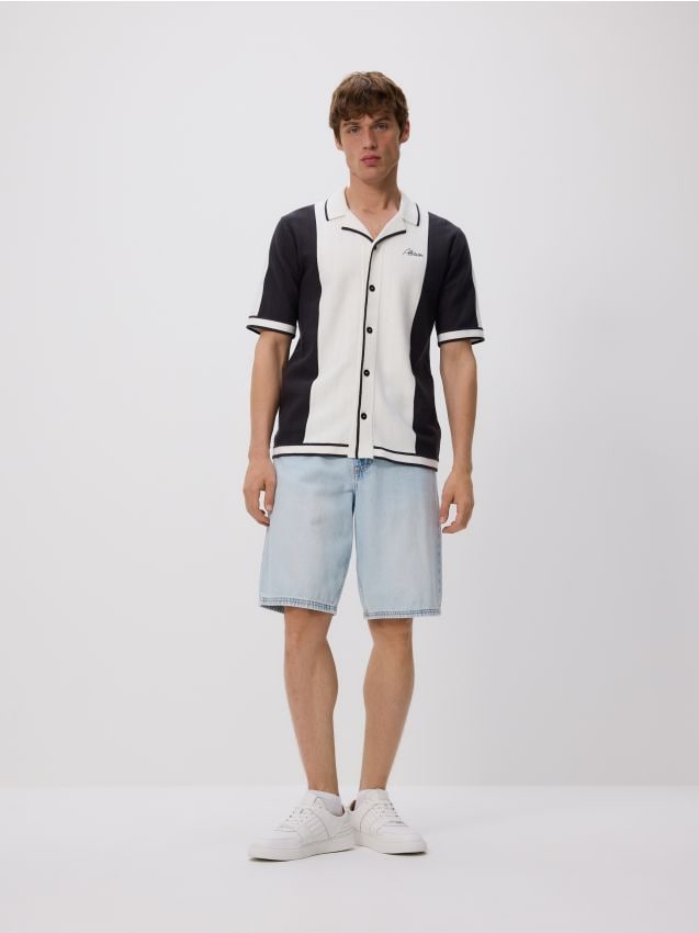 Short-sleeved sweater - RESERVED