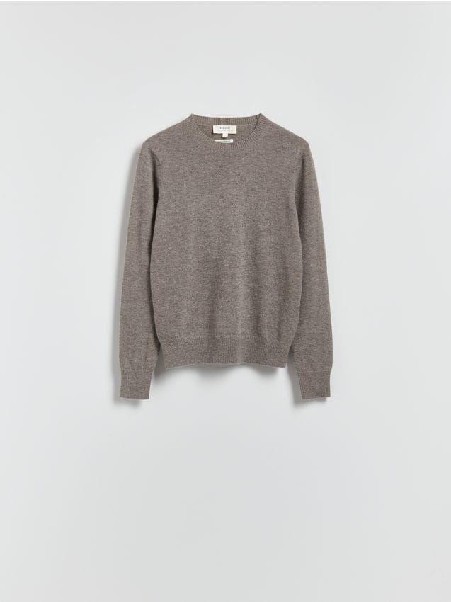 Wool sweater with cashmere blend - RESERVED