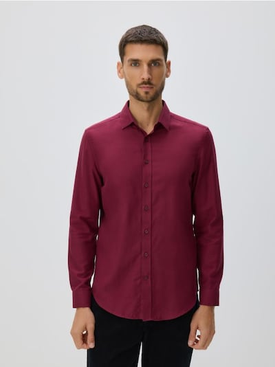 Slim fit Egyptian cotton shirt