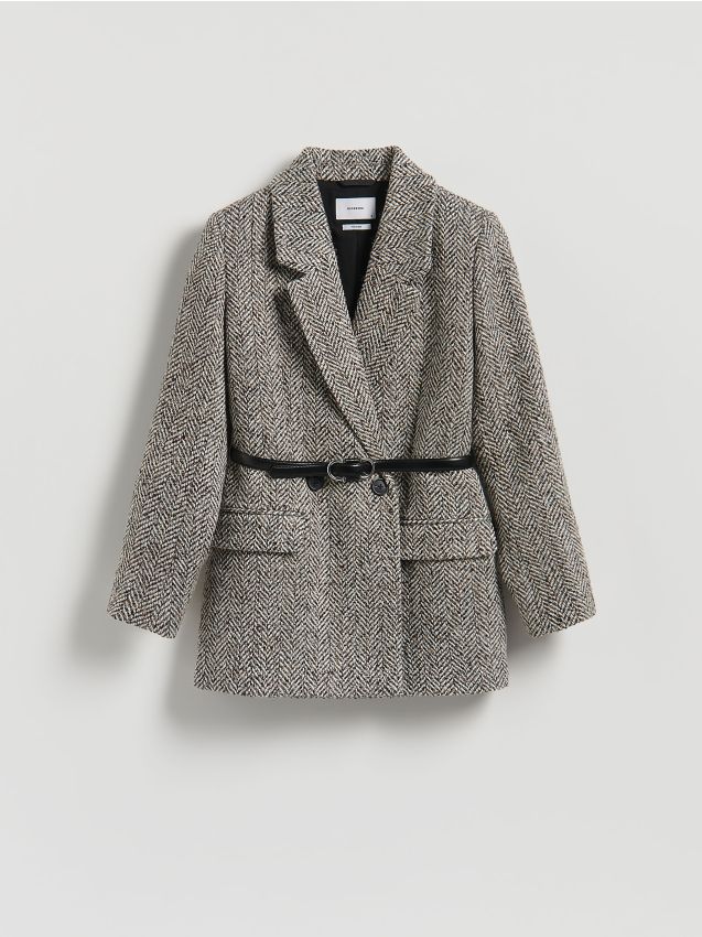 Jacke mit Wollanteil - RESERVED