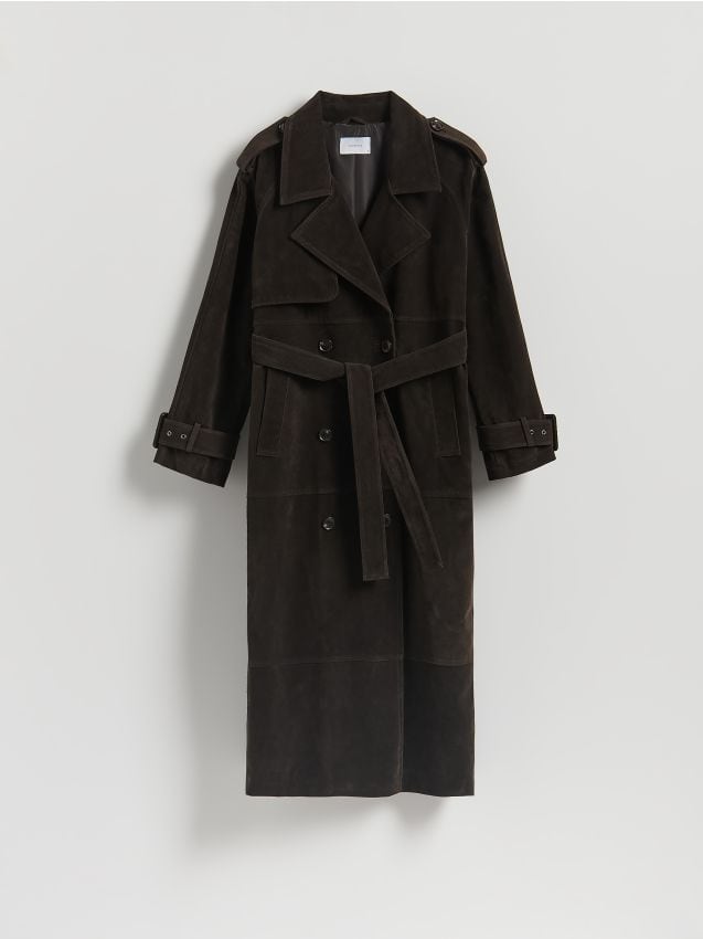 Trenchcoat i mockaimitation - RESERVED
