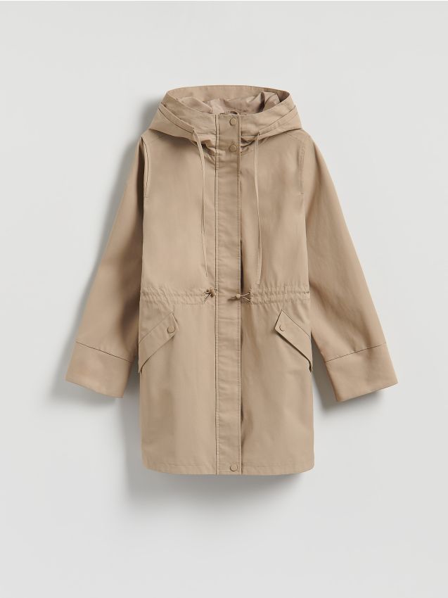 Water resistant hooded jacket - RESERVED