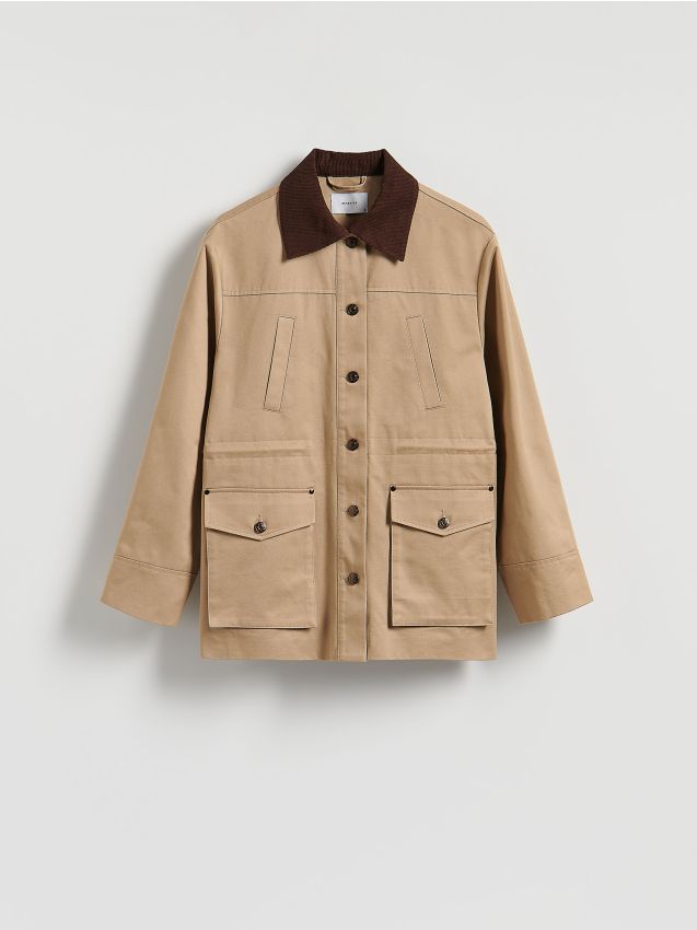Veste avec col contrastant - RESERVED