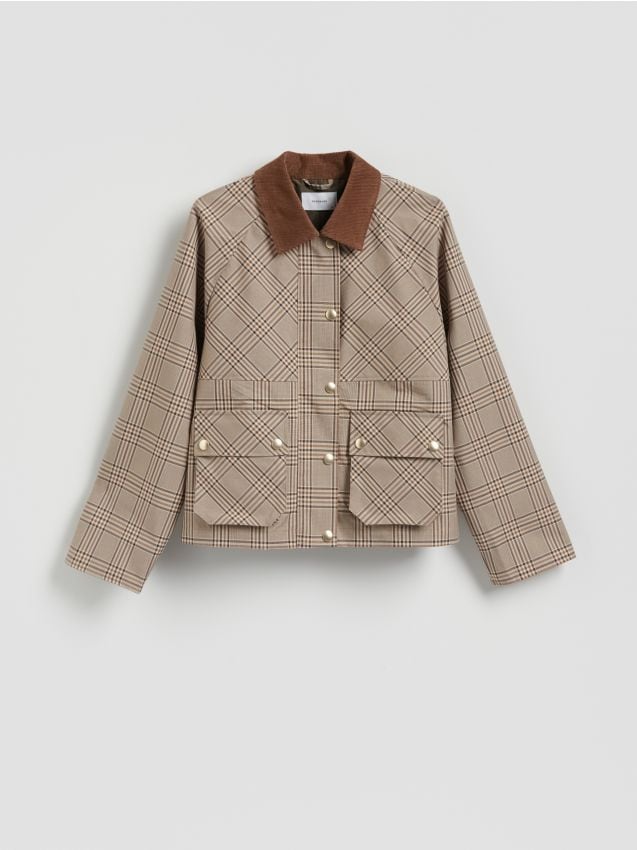 Jacket with corduroy collar - RESERVED