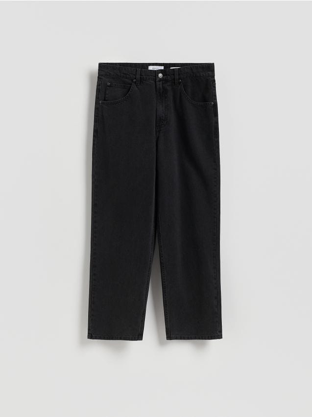 Jean loose à effet délavé - RESERVED