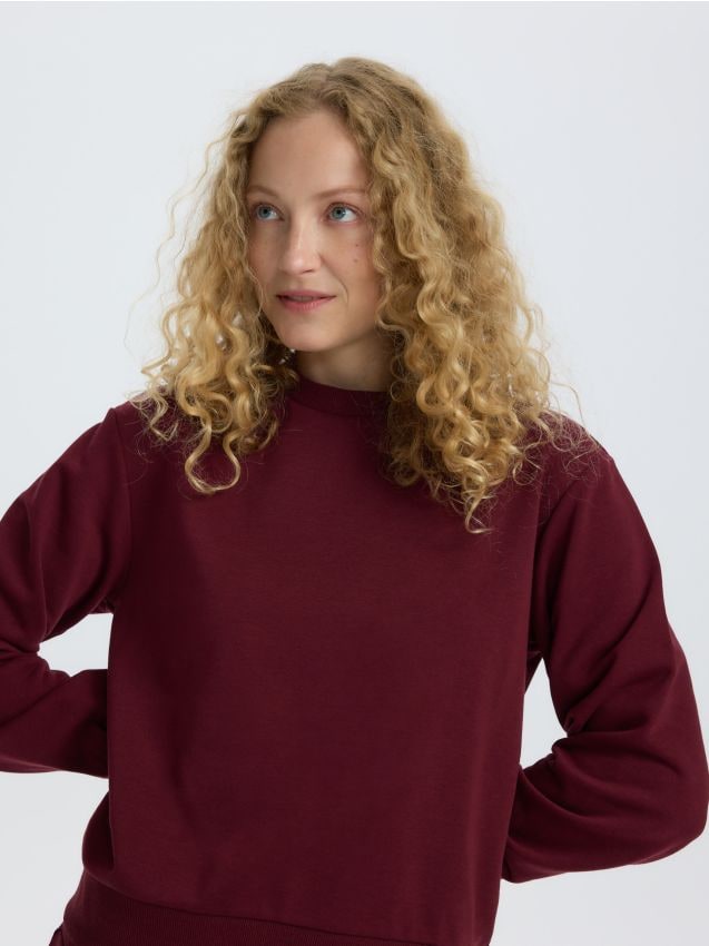 Plain cotton rich sweatshirt - RESERVED