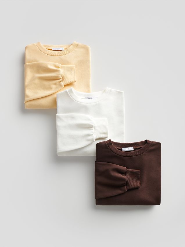Plain cotton rich sweatshirt - RESERVED