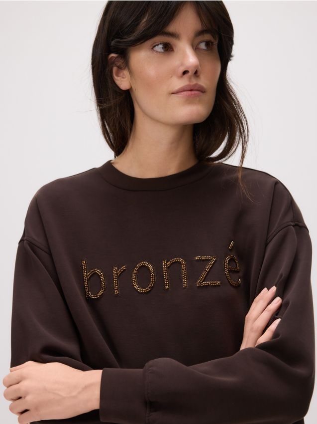 Sweatshirt with embroidery detailing - RESERVED