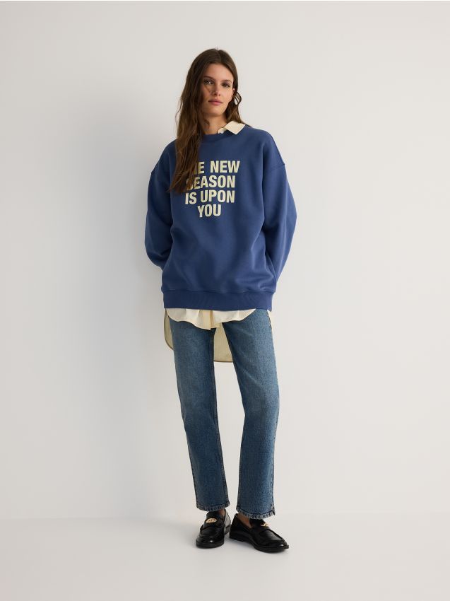 Bedrucktes Sweatshirt - RESERVED