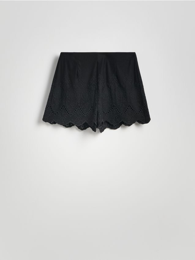Openwork viscose shorts - RESERVED